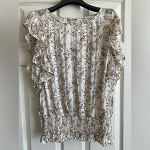 NWT Gorgeous semi-sheer blouse
